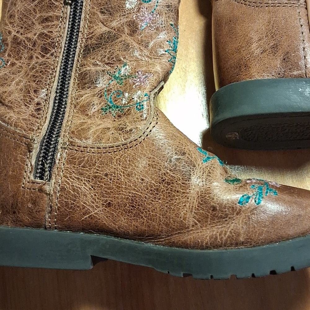 Shyanne Kids Floral Boots Size 7 Toddler - Picture 6 of 10